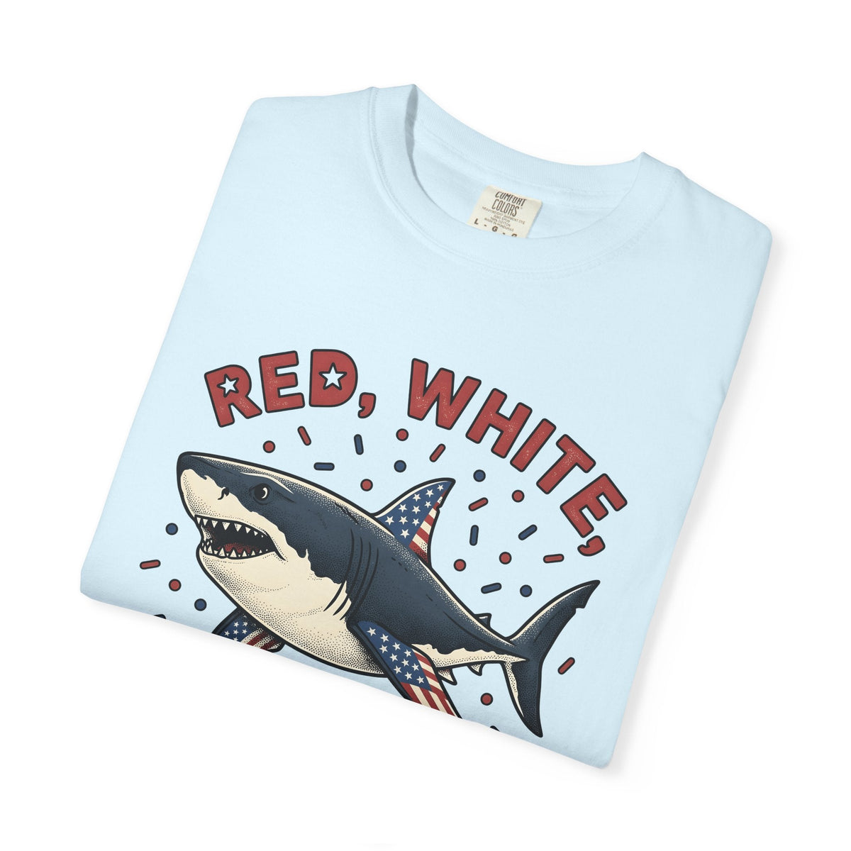 Freedom Shark Shirt 4th Of July Creatures Gift Women product image 8