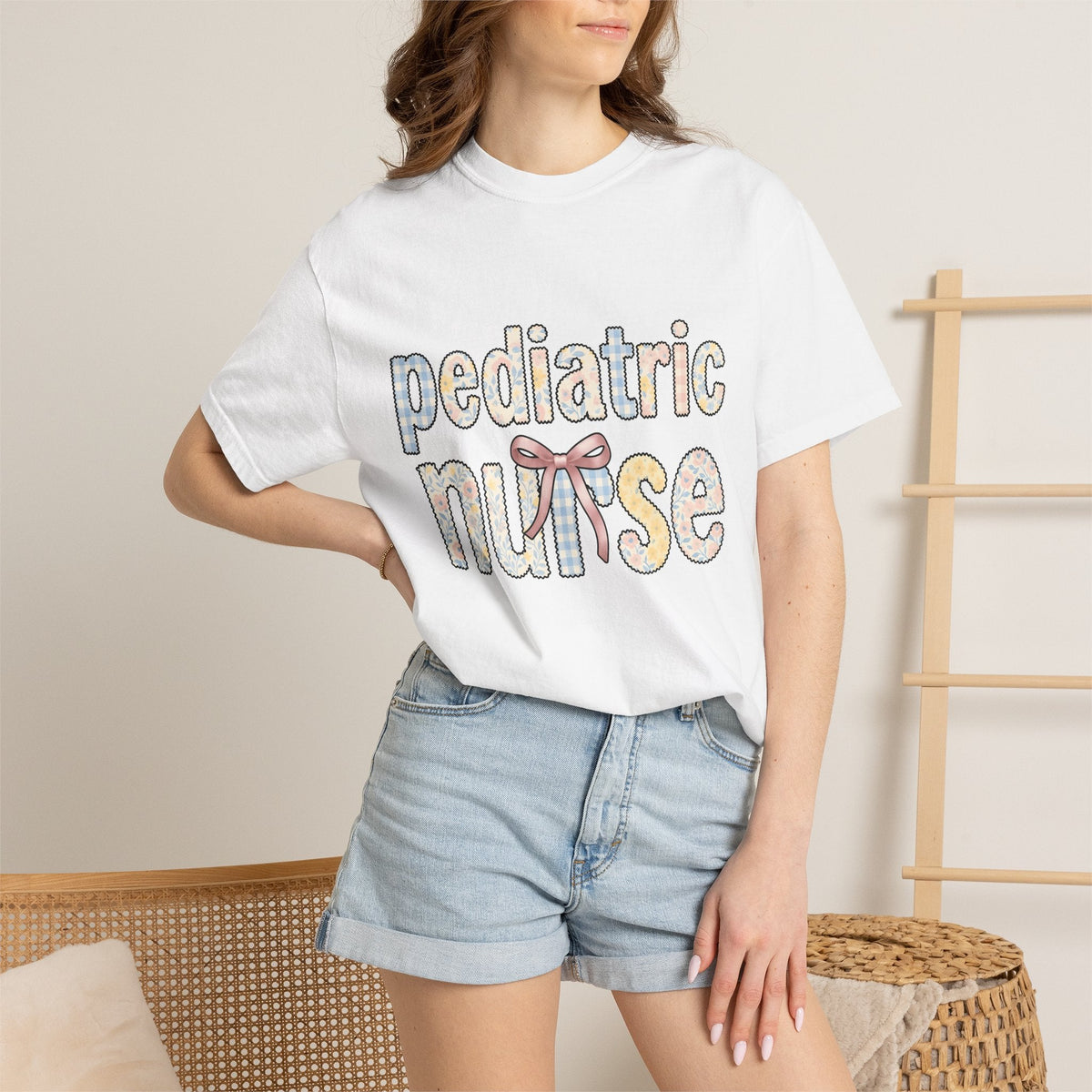 Blossom Patch Lettering Shirt Nurse Petals Unisex Gift product image 6