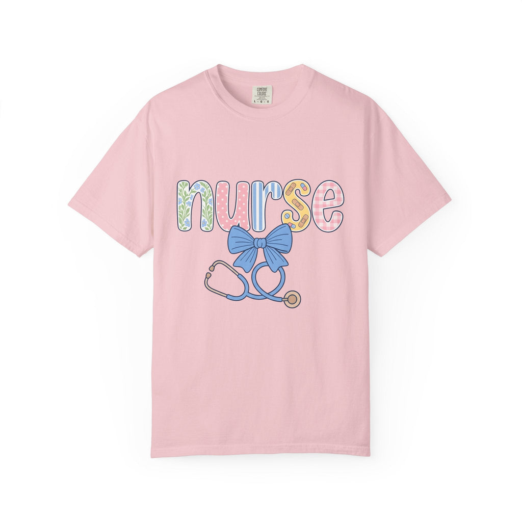 Nurse Stethoscope Bow Shirt Hospital Unisex Gift Adorable product image 3