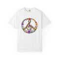 Peace Hand Flowers Shirt Boho Chic Vintage Unisex Gift Folk product image 1