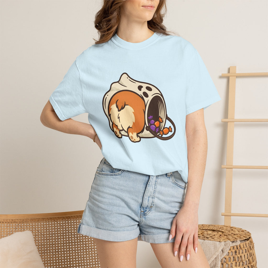 Corgi Dog Shirt Halloween Gift Women Cartoon Tee Puppy product image 10
