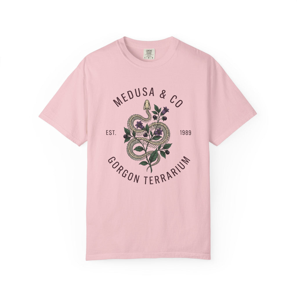 Snake Floral Shirt Gothic Nature Unisex Gift Botanical Tee product image 3