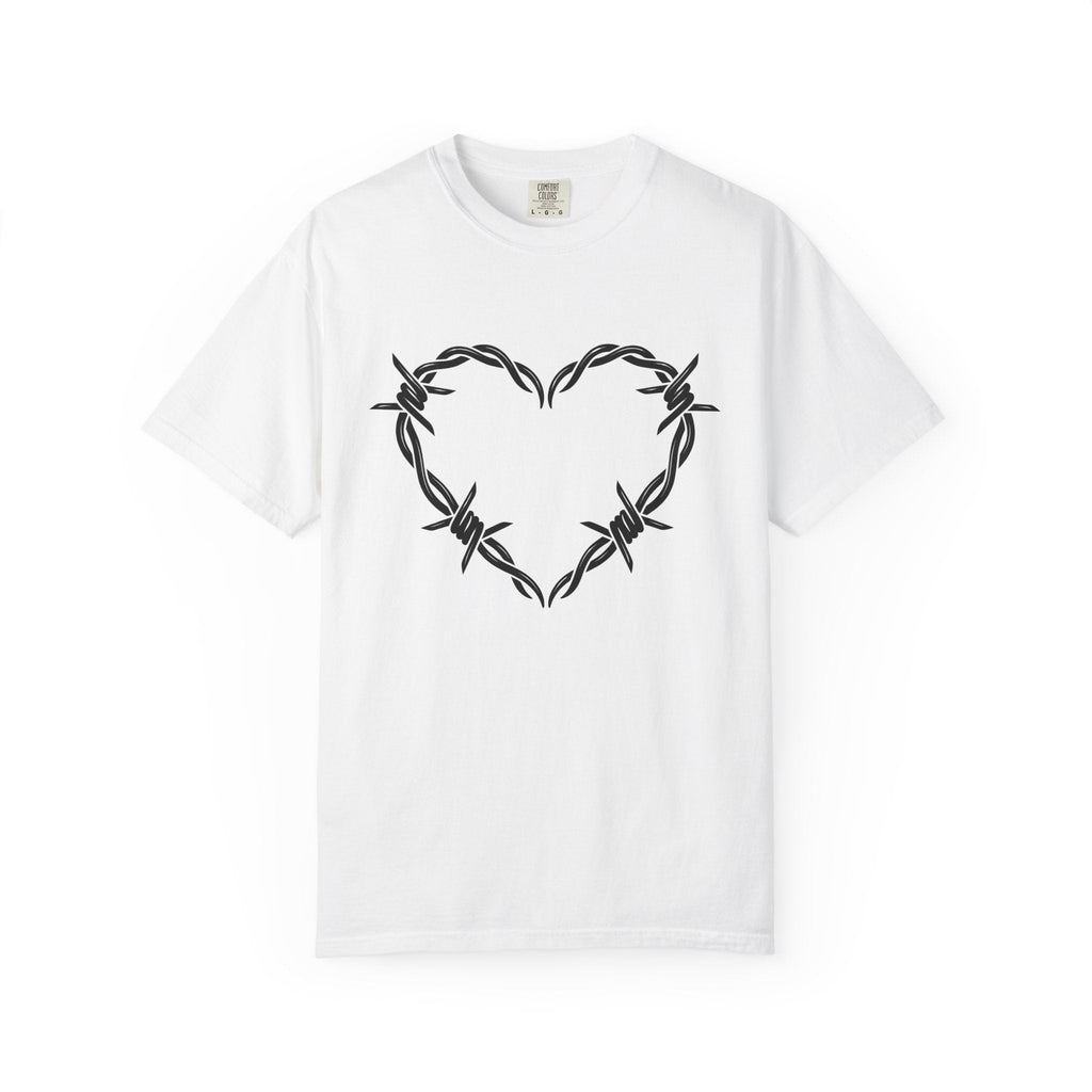 Spiked Wire Heart Shirt Cowgirl Cowboy Gift for Women Heavy product image 1