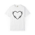Spiked Wire Heart Shirt Cowgirl Cowboy Gift for Women Heavy product image 1