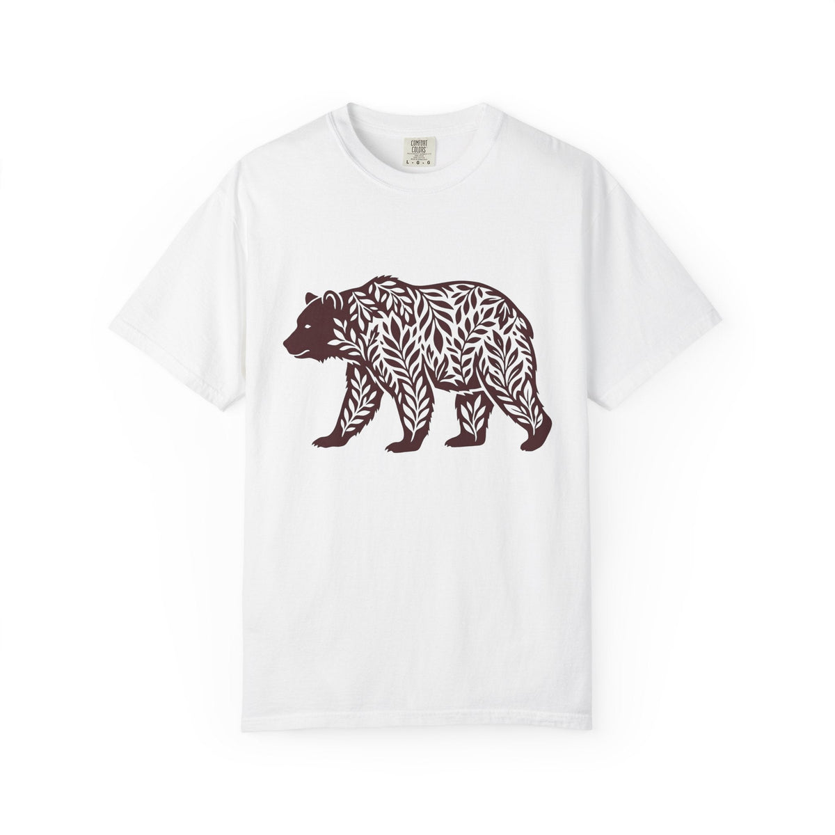 Bear Leaves Shirt Animals Nature Unisex Gift Botanical Tee product image 1