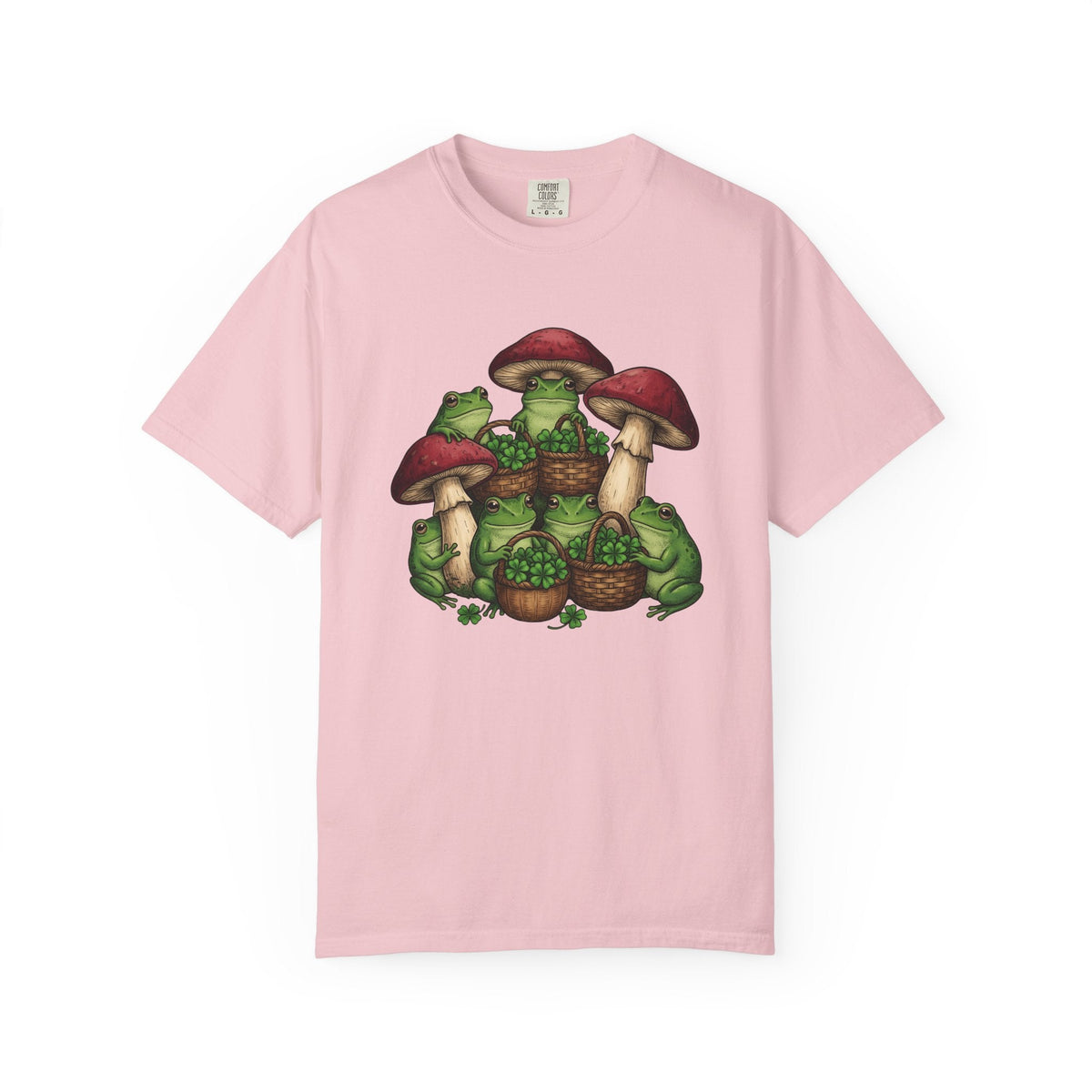 Frog Lucky Leaf Shirt St Patrick's Day Plants Unisex Gift product image 3