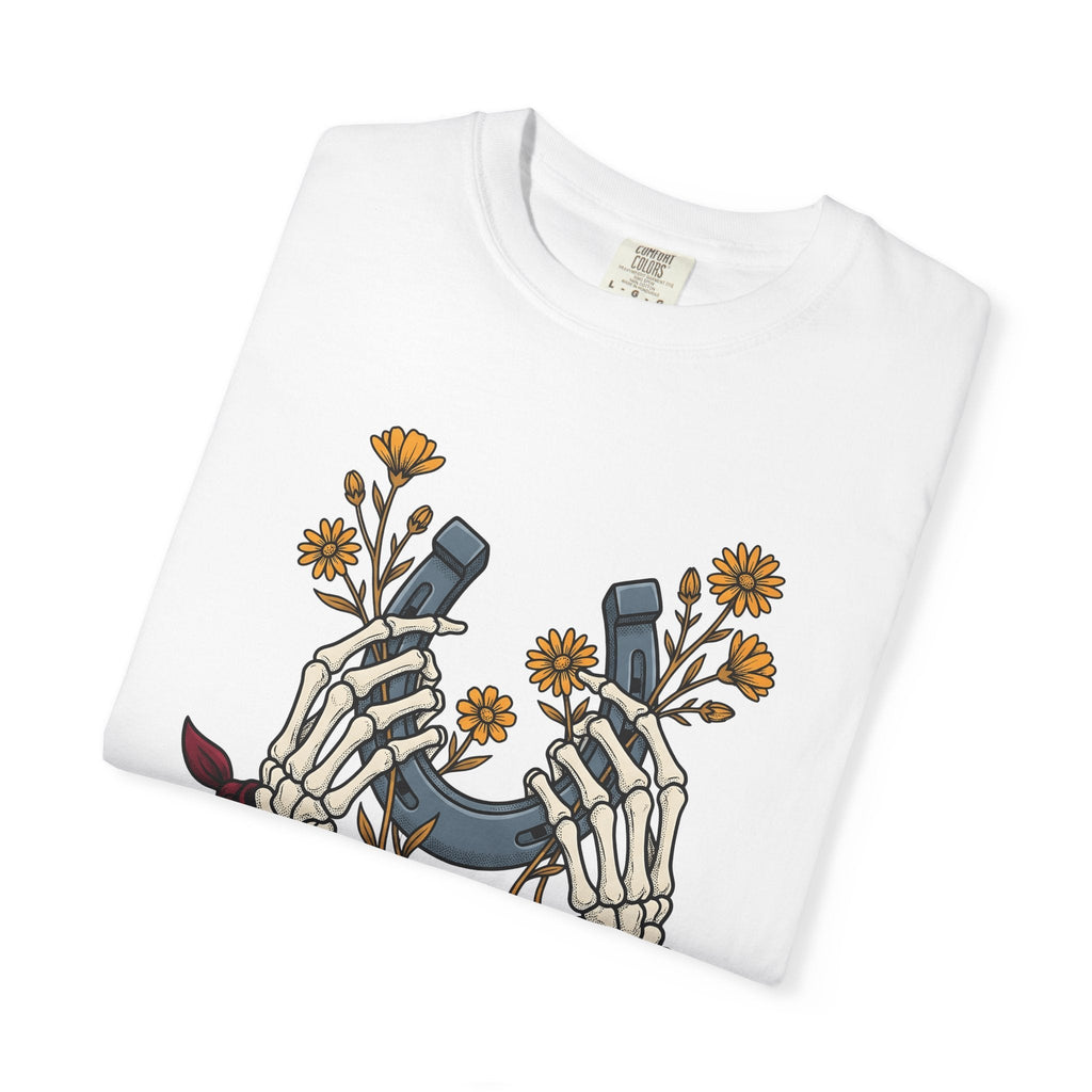 Bone Hands Horseshoe Shirt Cowgirl Ranch Gift Women Neo product image 5