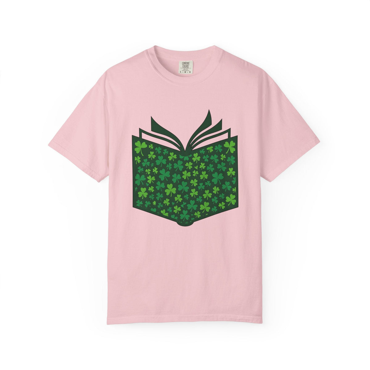 Lucky Shamrock Book Vintage T-Shirt – Bookish St Patrick's product image 3