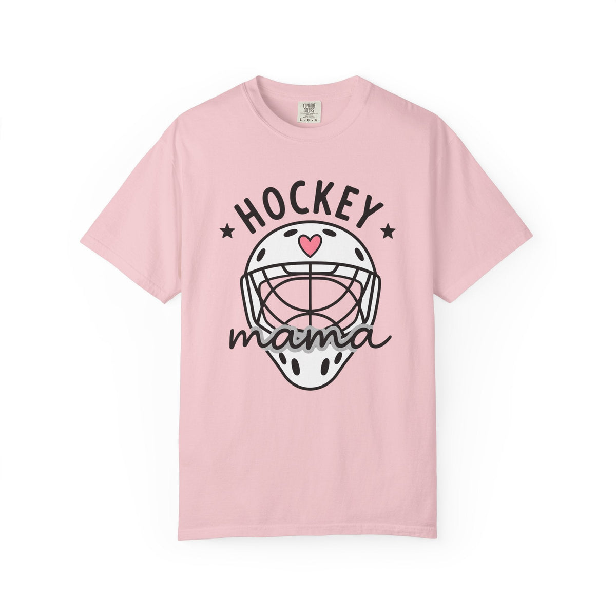 Hockey Helmet Shirt Moms Sports Gift for Women Cute Tee product image 3