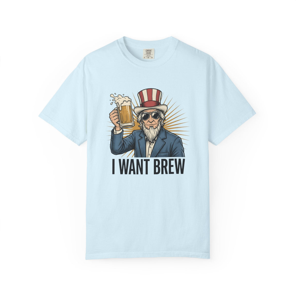 Uncle Sam Beer Shirt 4th Of July Unisex Gift Vintage Tee product image 2