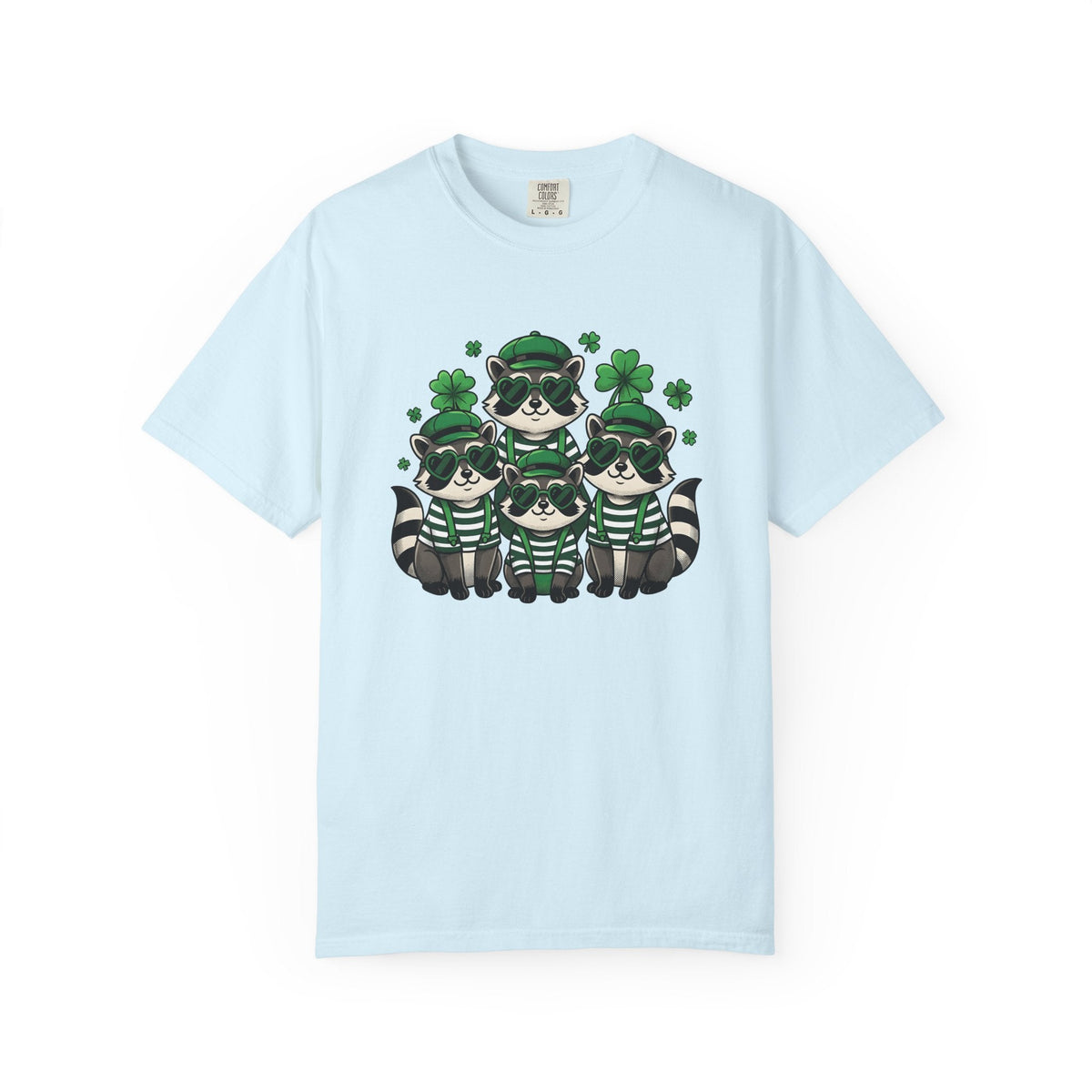 Raccoon Group Shirt St Patrick's Day Animal Unisex Gift product image 2