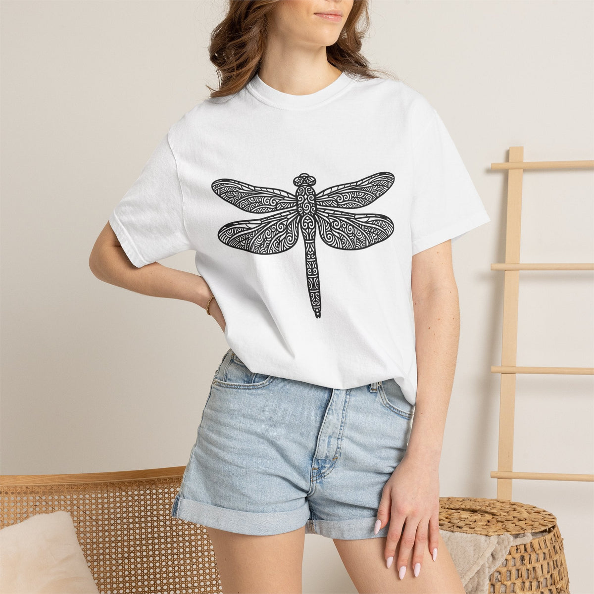 Dragonfly Clipart Shirt Animals Outdoors Gift Women product image 6