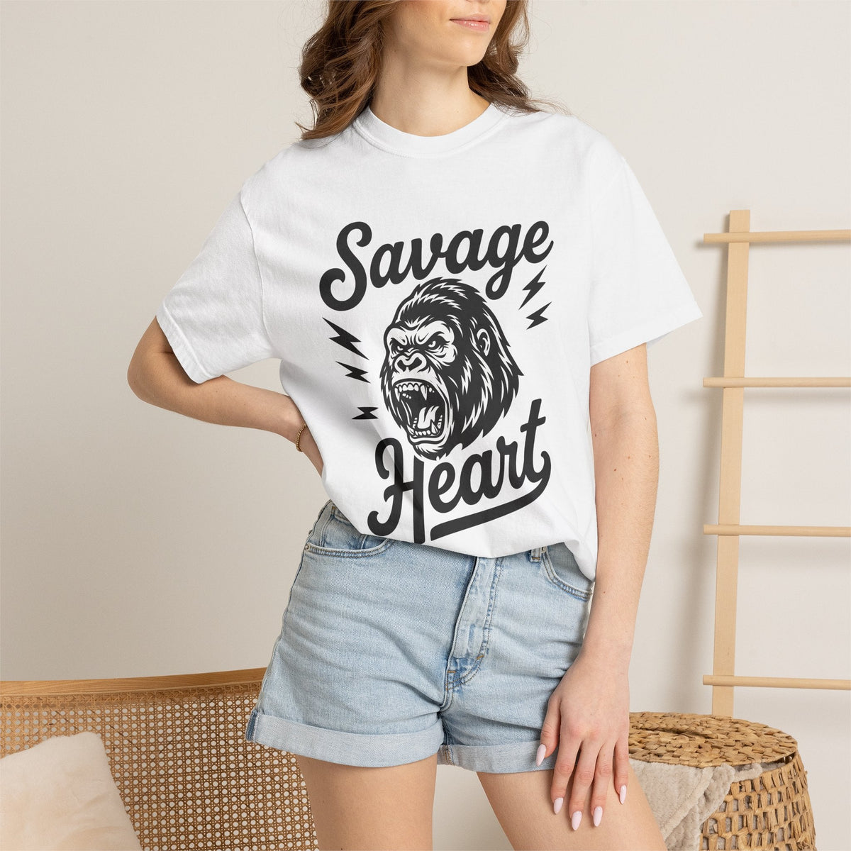 Ape Head Shirt Animals Outdoors Unisex Gift Pop Art Tee product image 6