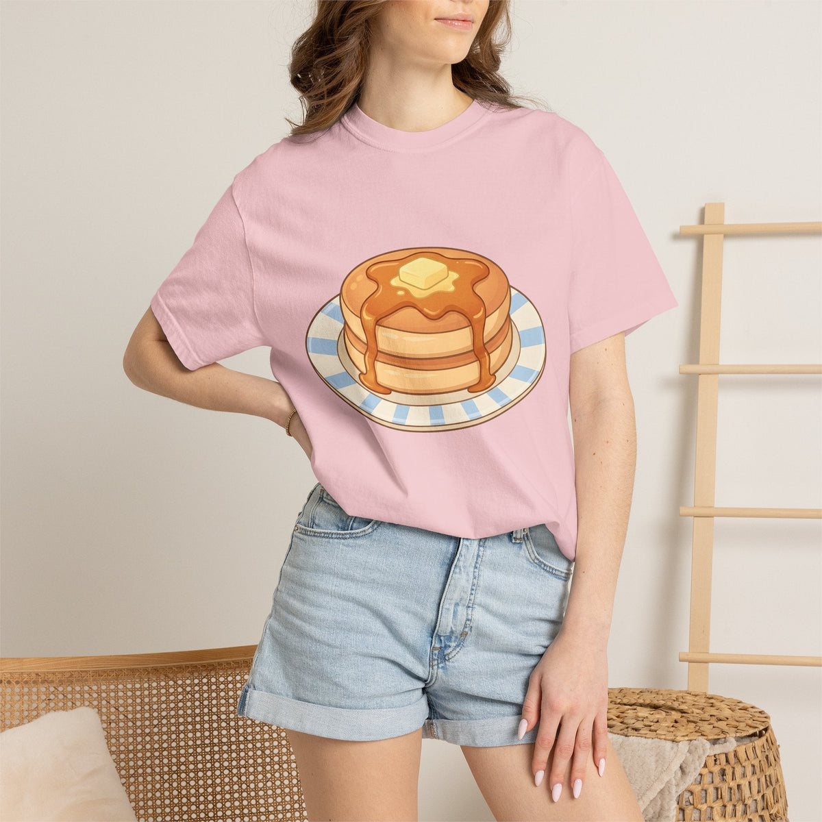 Pancake Pile Shirt Desserts Brunch Unisex Gift Cute Tee product image 12