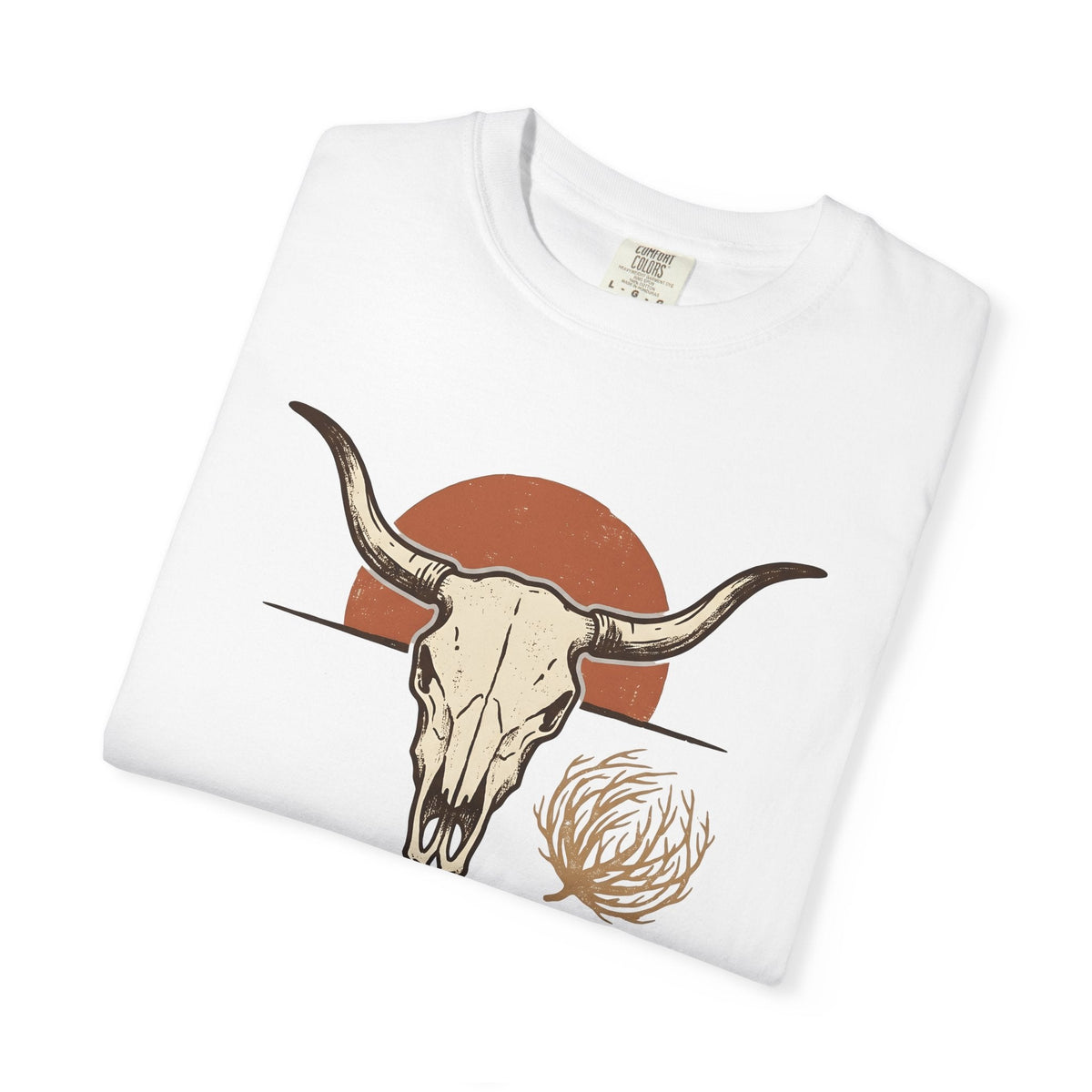 Steer Skull Shirt Cowgirl Country Gift for Women Farmhouse product image 5