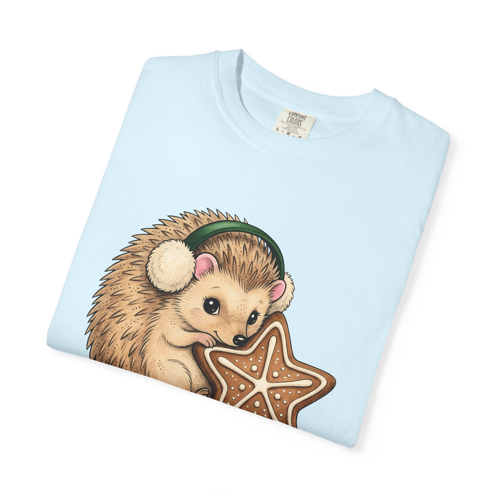 Hedgehog Cookie Shirt Animals Holiday Unisex Gift Cute Tee product image 8