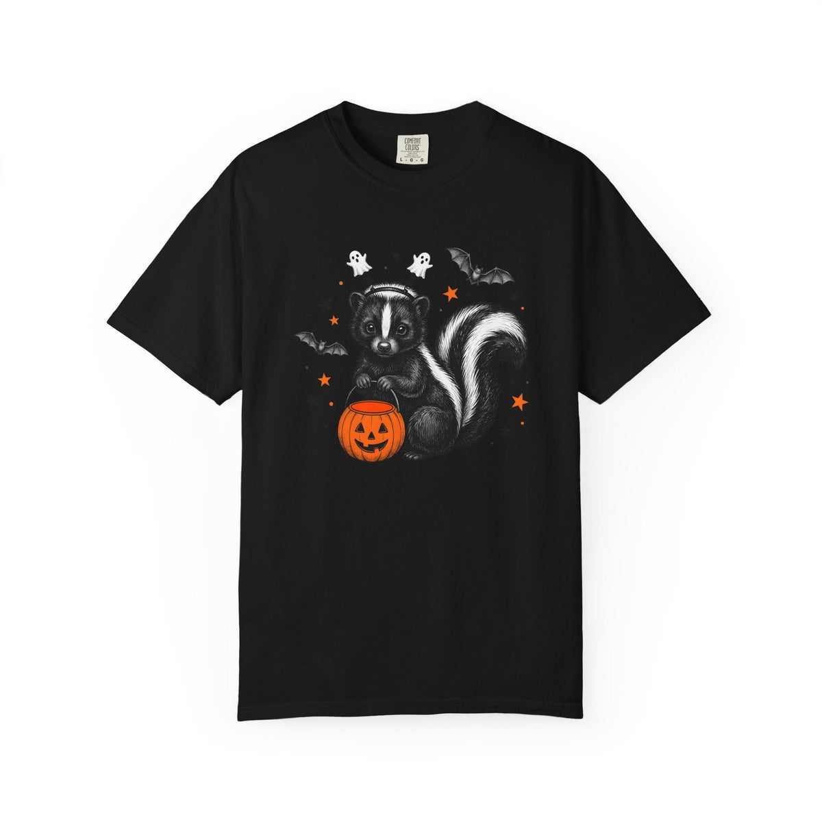 Skunk Spooky Shirt Halloween Animals Seasonal Gift Women product image 4