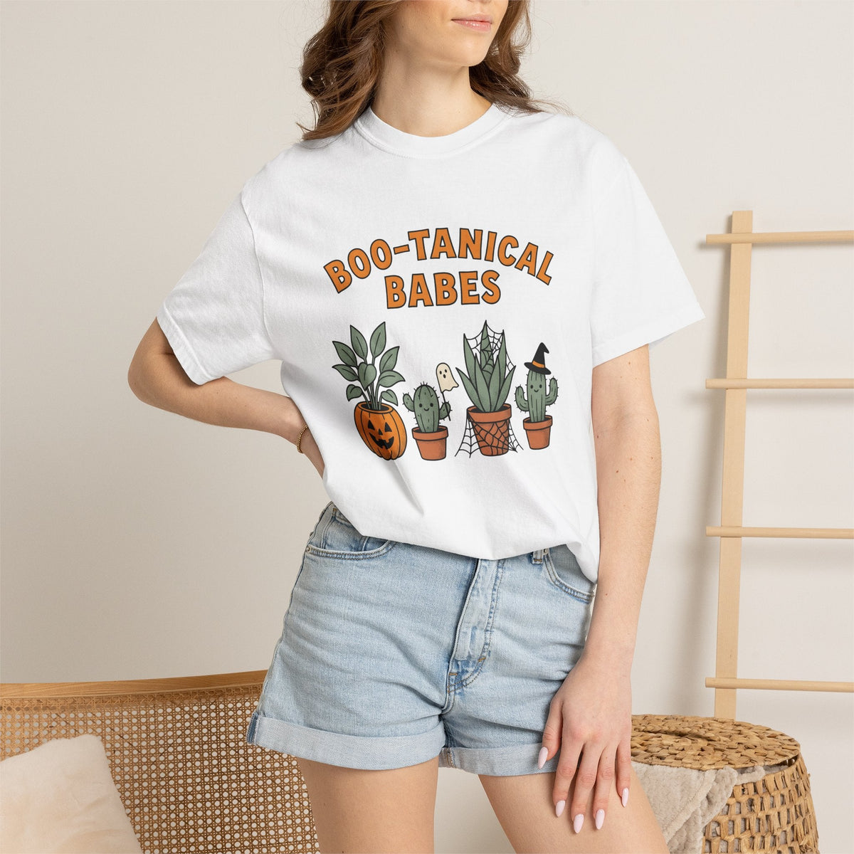 Spooky Cactus Shirt Halloween Succulent Unisex Gift Comic product image 7