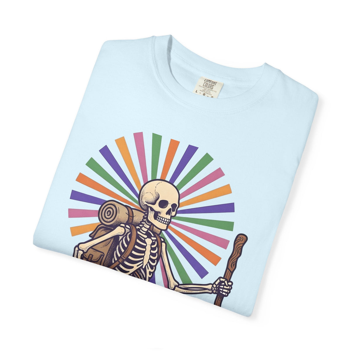 Skull Backpacker Shirt Hiking Camping Gift Women Rustic Tee product image 9