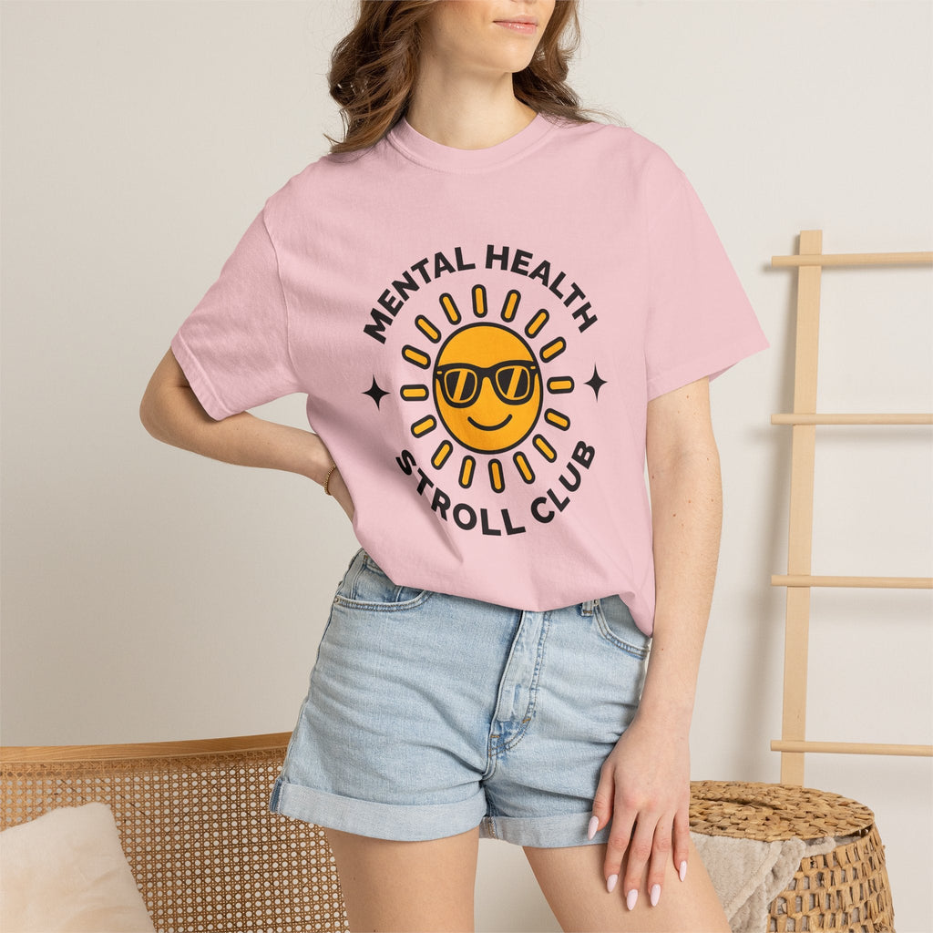 Happy Sun Shirt Mental Health Self Care Unisex Gift Modern product image 12