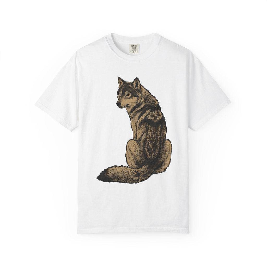 Wolf Illustration Shirt Wildlife Unisex Gift Sketch Tee product image 1