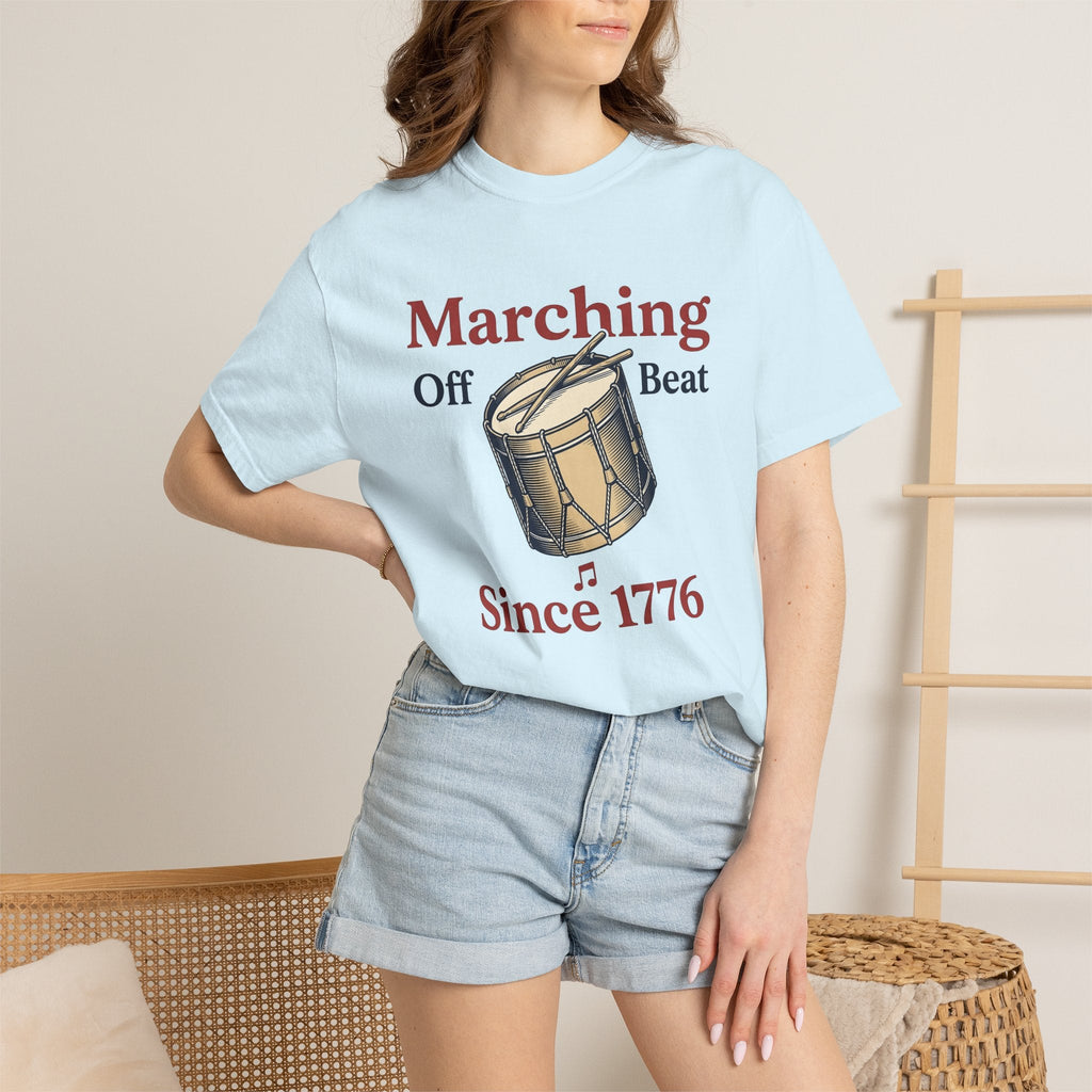 Snare Drum Shirt 4th Of July Freedom Gift Women Hand Drawn product image 9