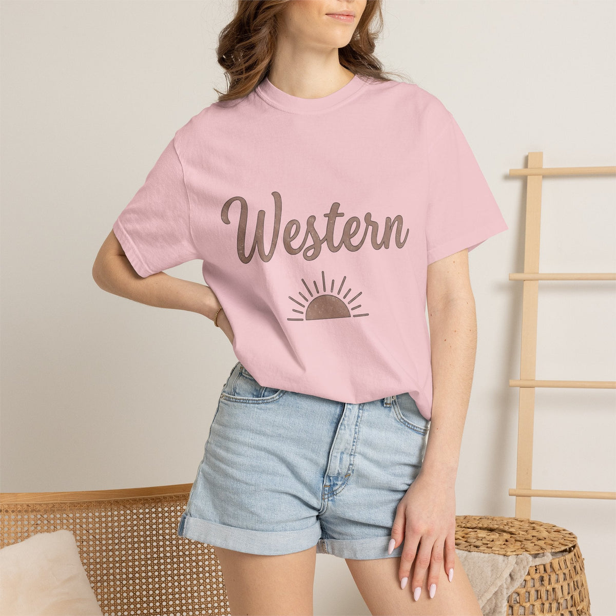 Cowboy Sunrise Shirt Cowgirl Native Gift for Women Handmade product image 12