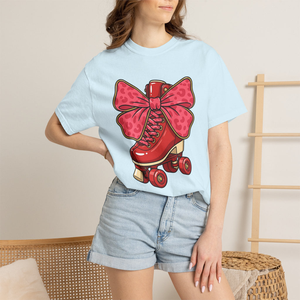 Roller Skate Shirt Valentine Skates Unisex Gift Cartoon Tee product image 9