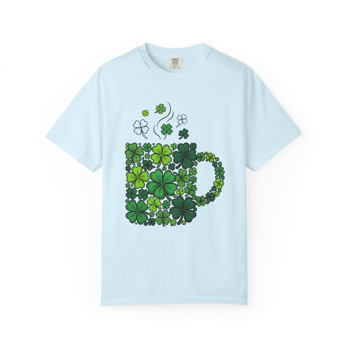 Clover Cup Shirt St. Patrick's Day Tea Unisex Gift Sketch Tee Mug T-Shirt