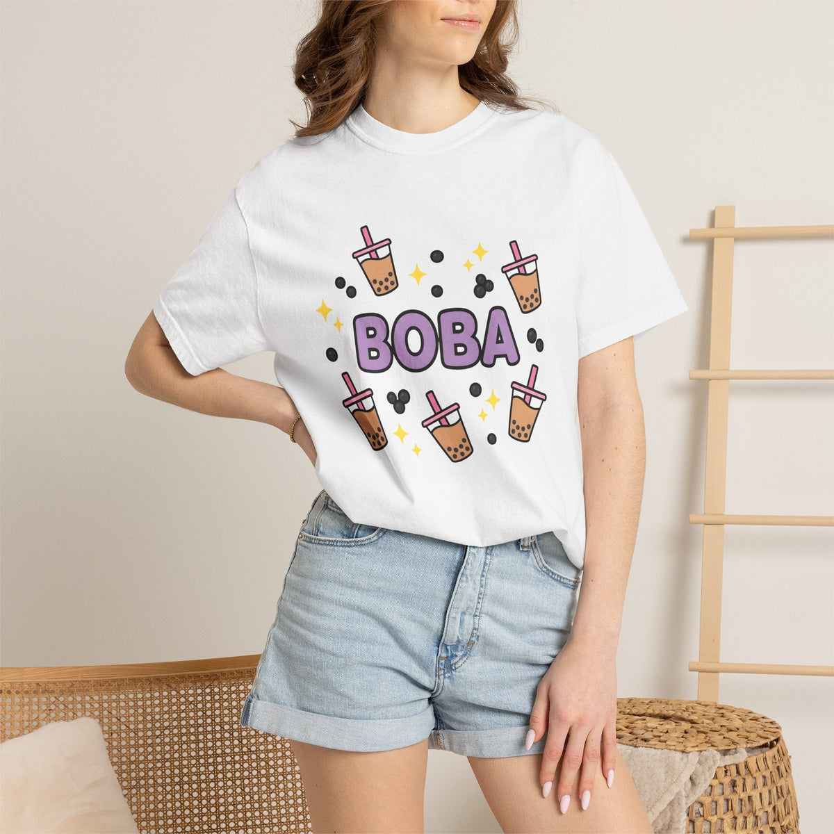 Boba Tea Shirt Drinks Foodie Unisex Gift Kawaii Tee Bubble product image 6
