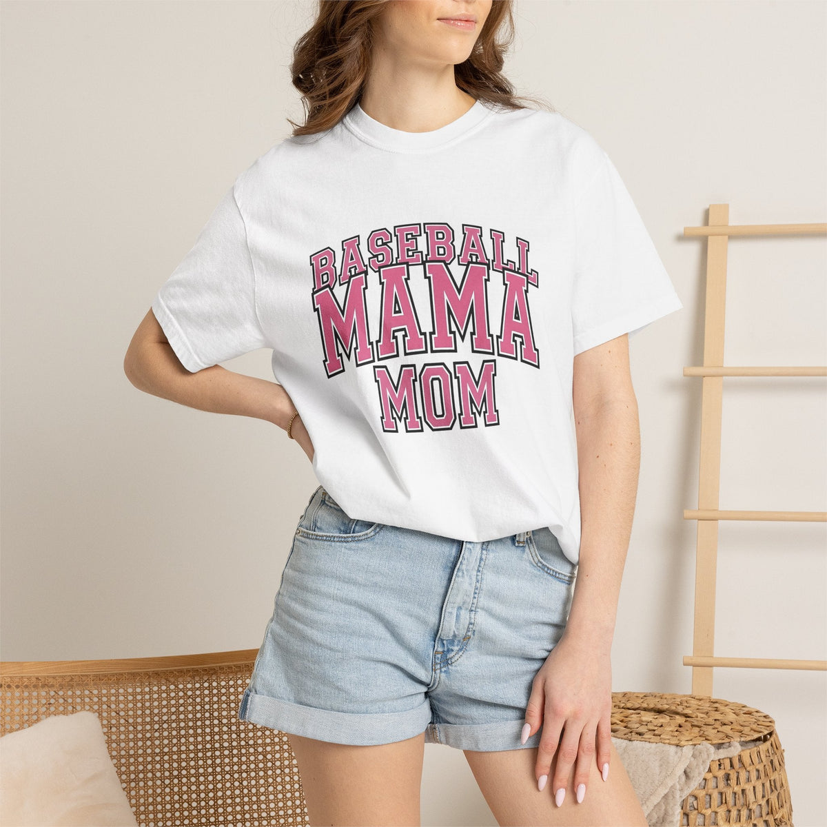 College Text Shirt Moms Tball Gift for Women Thick Tee product image 6