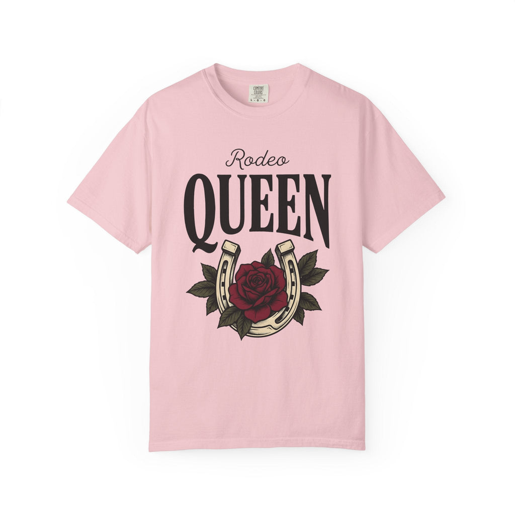 Horseshoe Rose Shirt Cowgirl Rodeo Gift Women Vintage Tee product image 3
