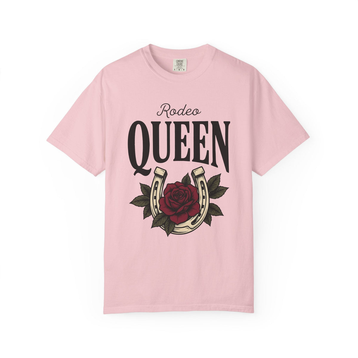 Horseshoe Rose Shirt Cowgirl Rodeo Gift Women Vintage Tee product image 3