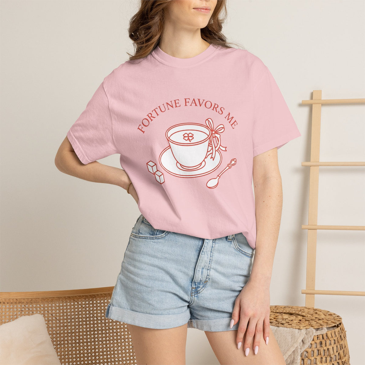 Tea Mug Shirt St Patrick's Day Fortune Unisex Gift Sketch Tee Mug T-Shirt Lucky