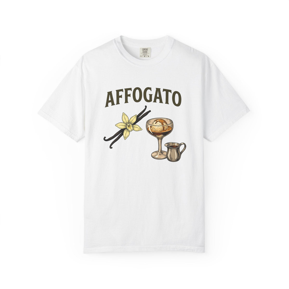 Affogato Dessert Shirt Coffee Foodie Gift Women Vintage Tee product image 1