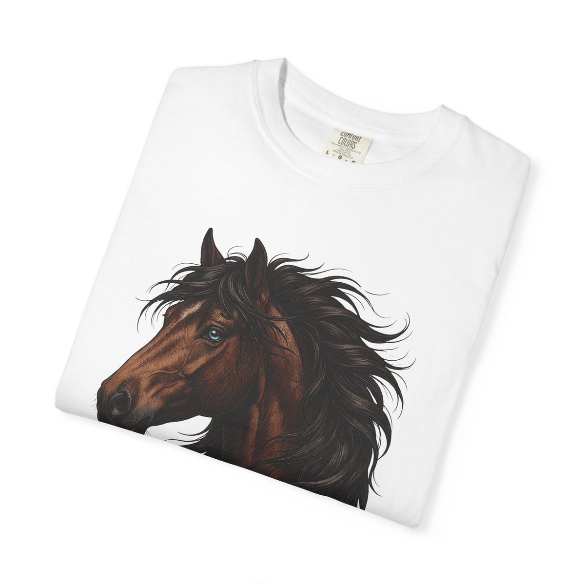 Horse Head Shirt Animals Horseback Unisex Gift Lifelike Tee product image 5
