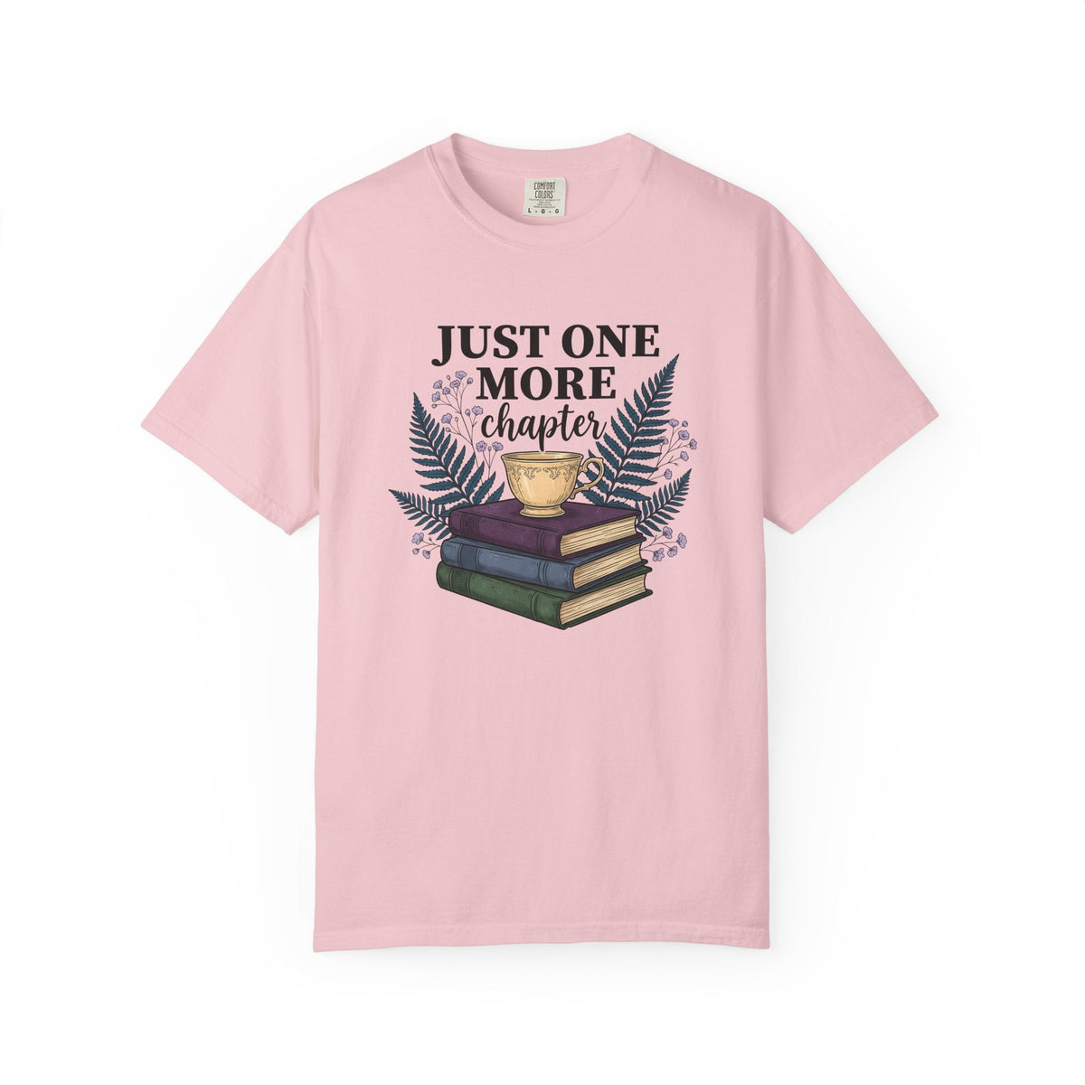 Stacked Books Teacup Shirt Boho Chic Reading Unisex Gift product image 3