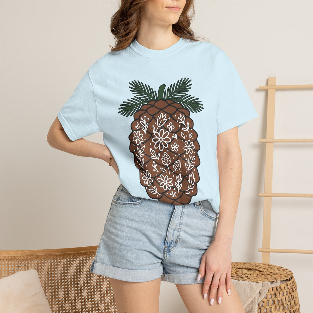 Pine Cone Shirt Holiday Wildlife Unisex Gift Farmhouse Tee product image 9