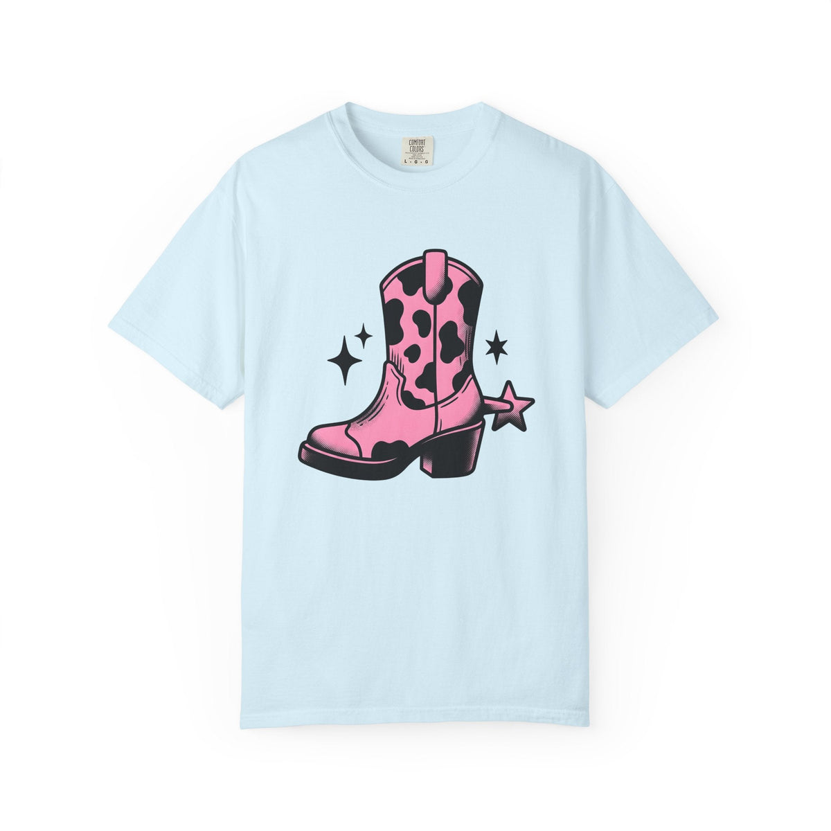 Leather Boot Shirt Cowgirl Ranch Gift for Women Comic Tee product image 2