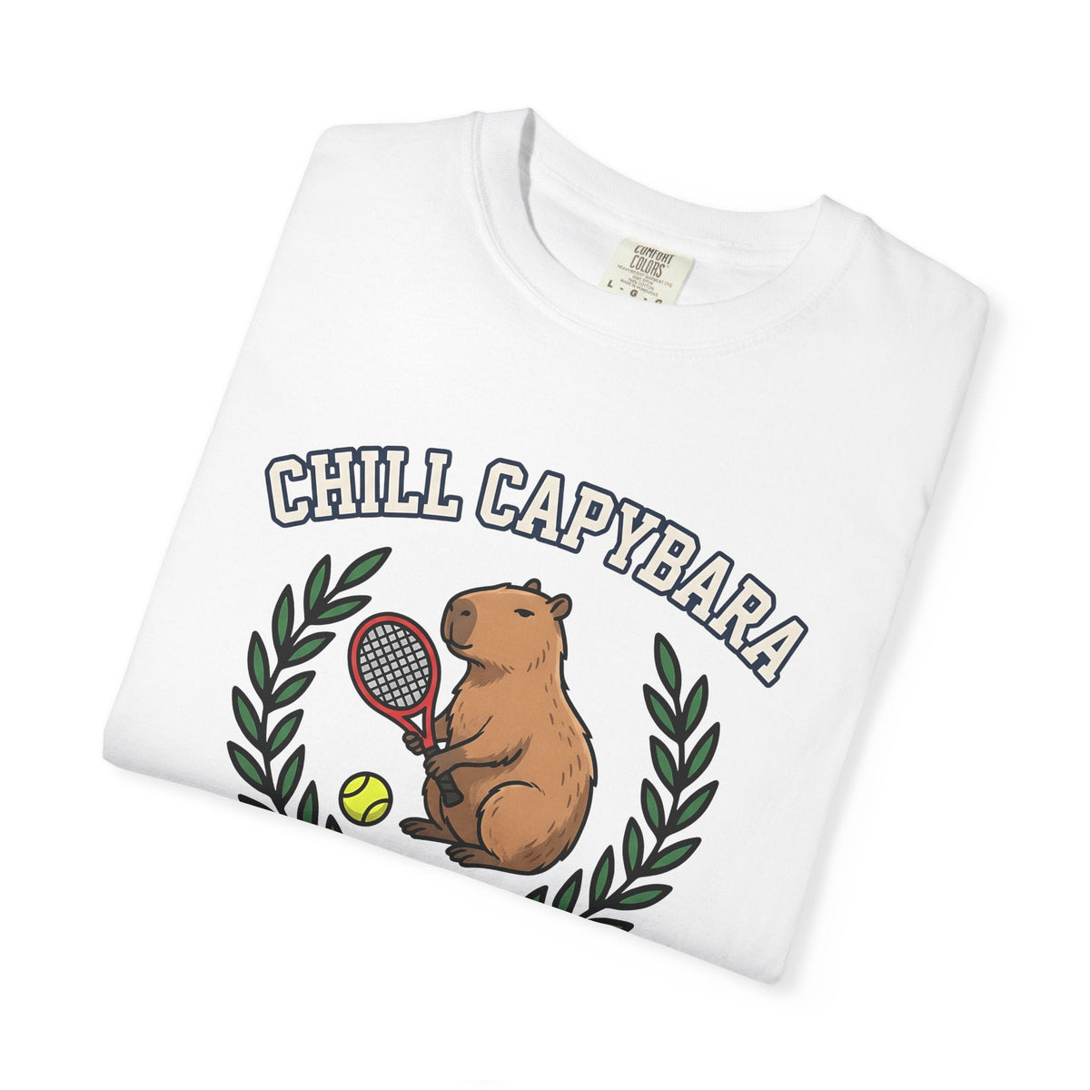 Capybara Tennis Shirt Sports Fauna Unisex Gift Illustration product image 5