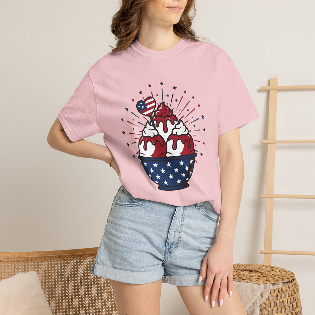 Ice Cream Scoop Shirt Desserts America Unisex Gift Kawaii product image 12