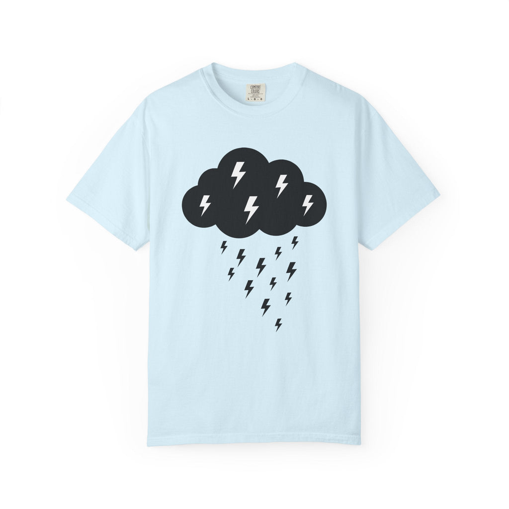 Dark Cloud Shirt Boho Chic Forecast Unisex Gift Flat Tee product image 2