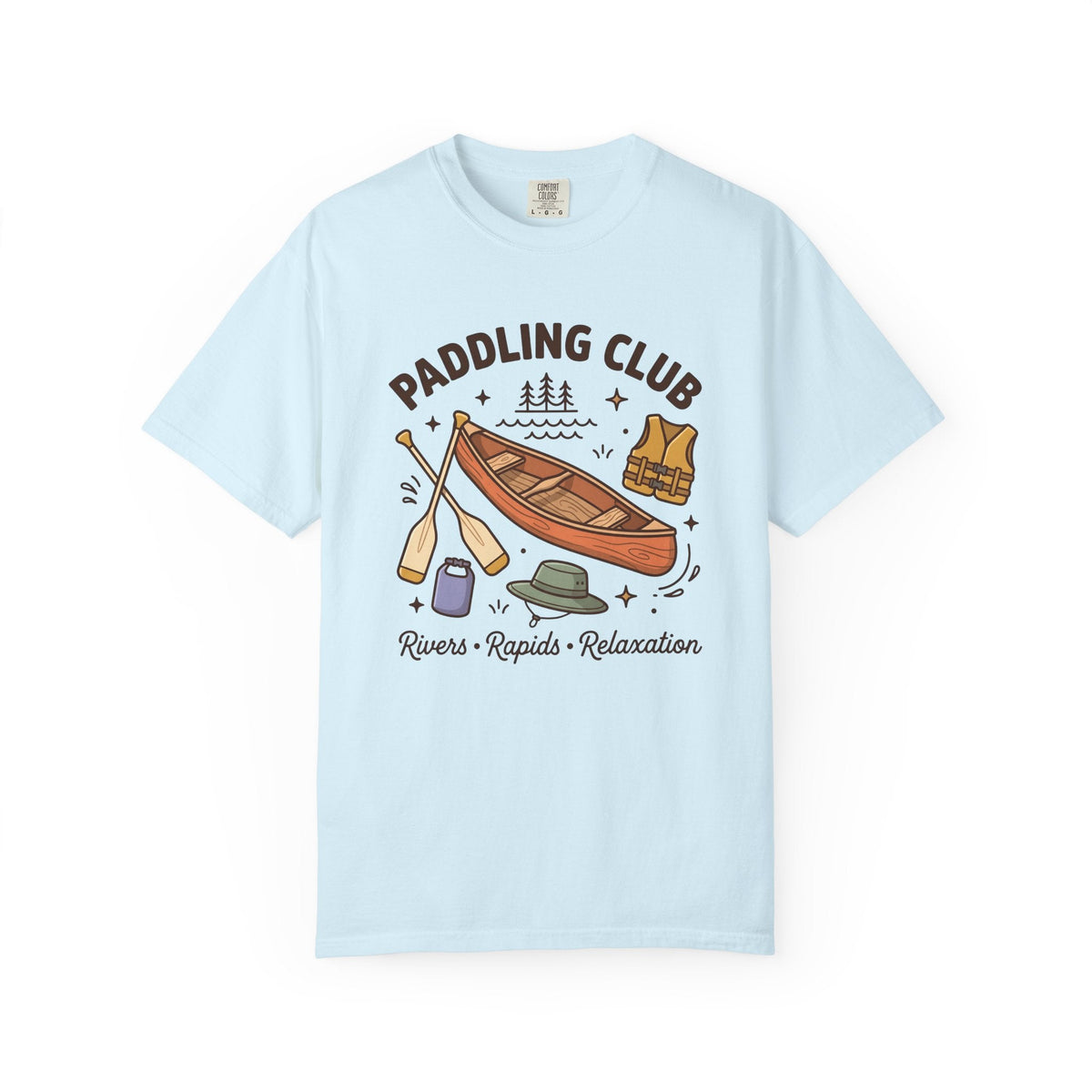 Canoe Oars Shirt Paddling Wilderness Unisex Gift Anime Tee product image 2