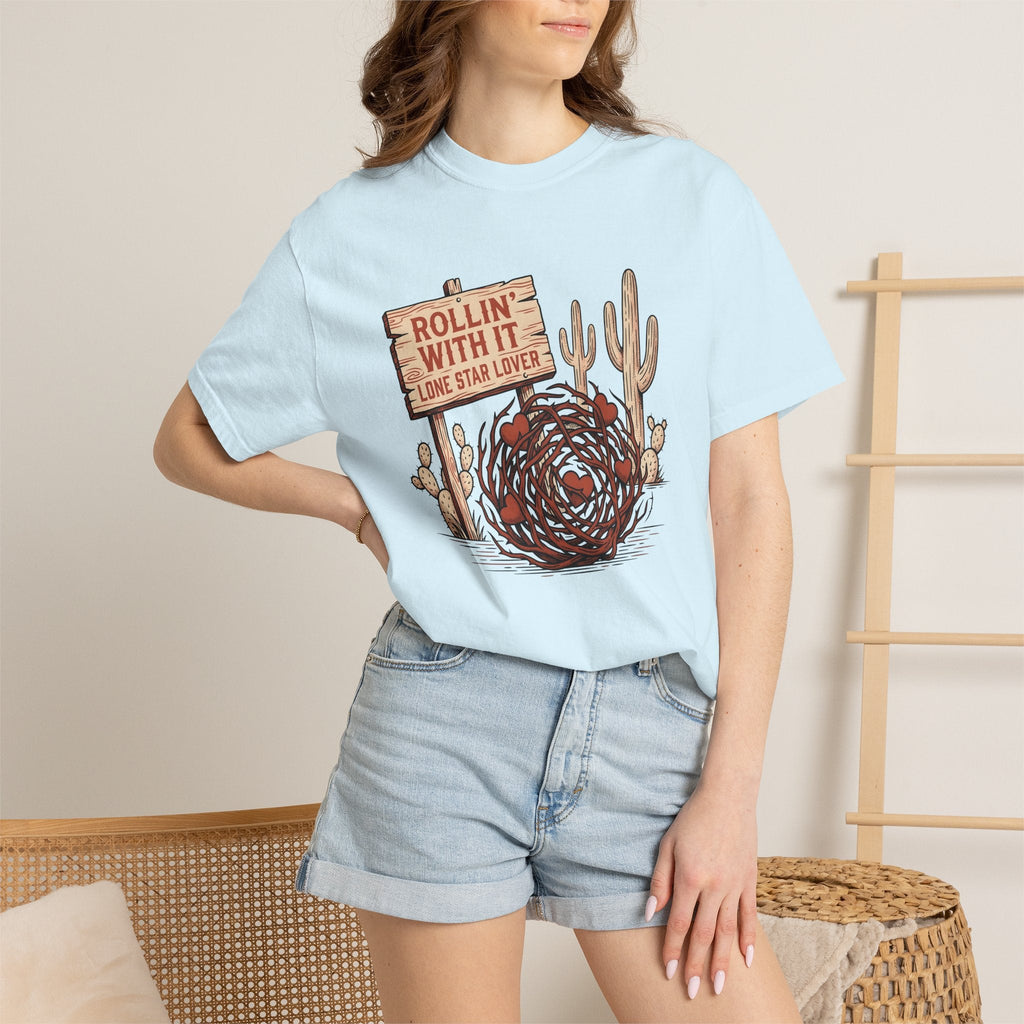 Tumbleweed Heart Shirt St. Valentine's Day Country Unisex product image 9