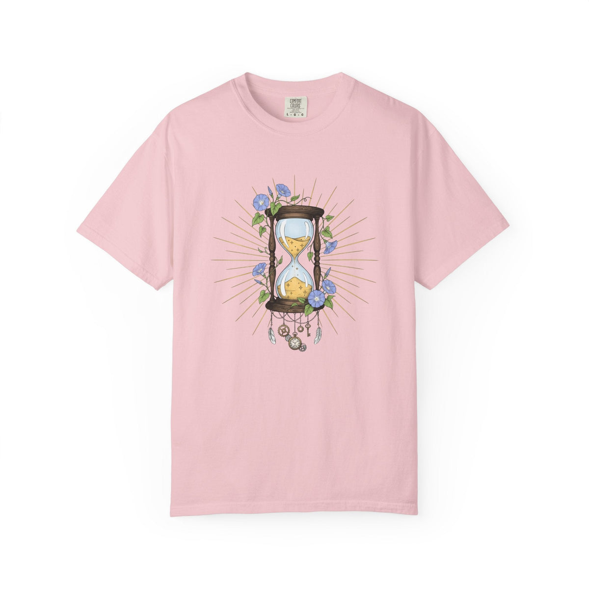Hourglass Floral Shirt Boho Chic Celestial Unisex Gift Tee product image 3