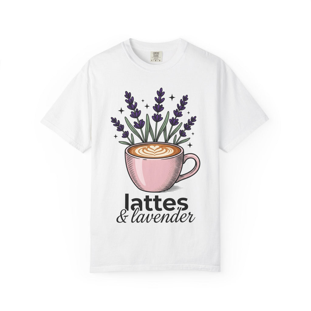 Espresso Cup Shirt Coffee Petals Unisex Gift Cartoon Tee Coffee Mug T-Shirt