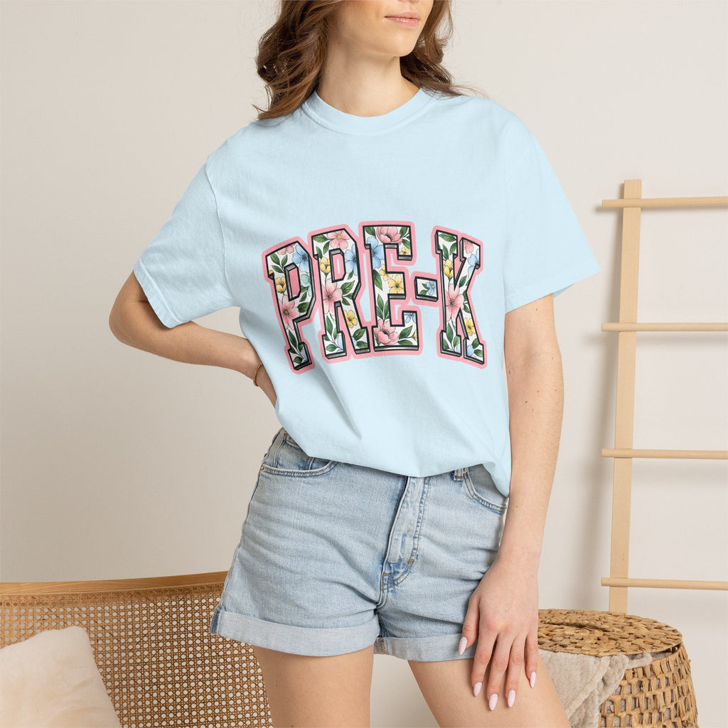 Floral Varsity Letters Shirt Teachers Unisex Gift Bold Tee product image 9