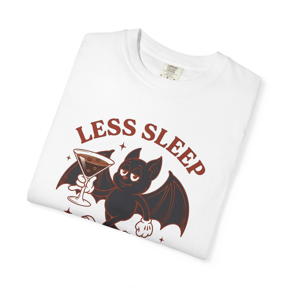 Bat Drink Shirt Coffee Joke Unisex Gift Vintage Tee product image 6