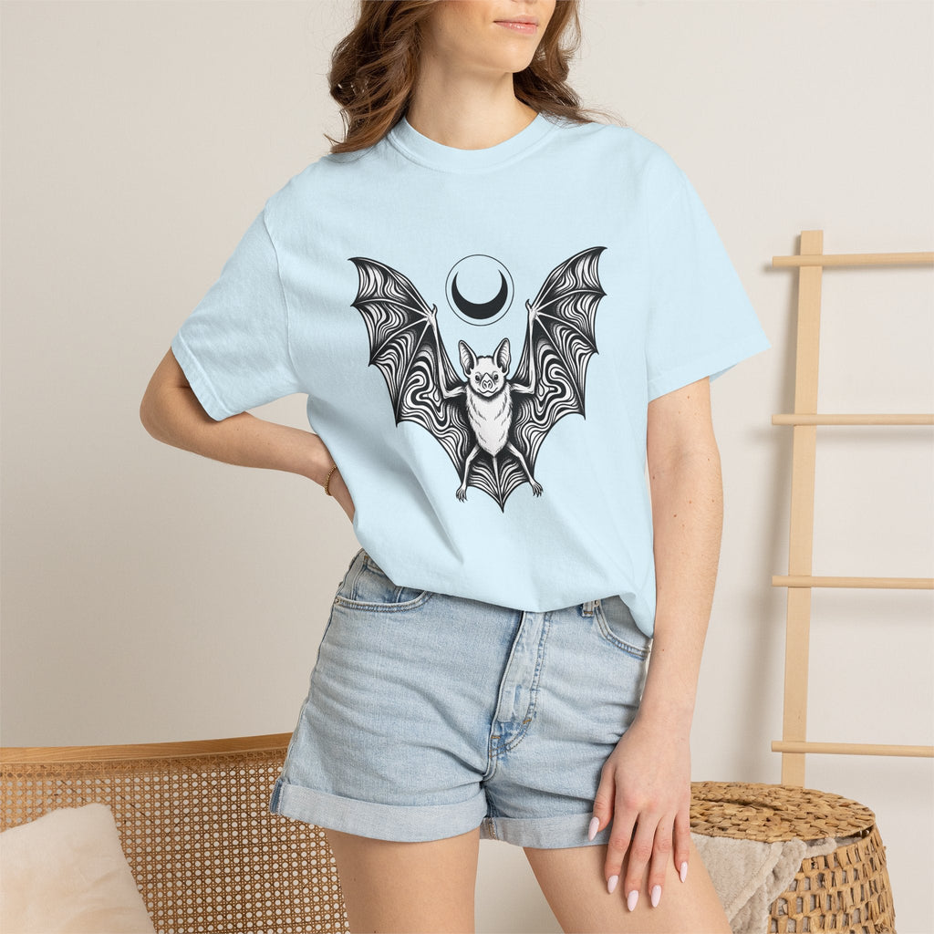 Bat Illustration Shirt Gothic Holiday Unisex Gift Dark Tee product image 10