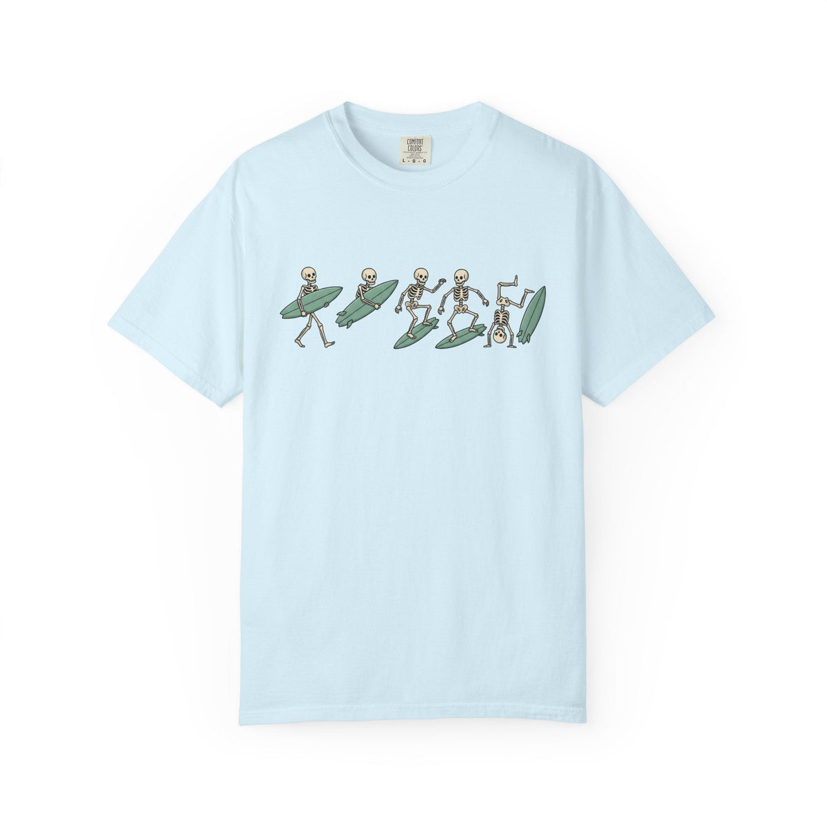 Skeleton Wave Riding Shirt Surfing Coast Unisex Gift product image 2